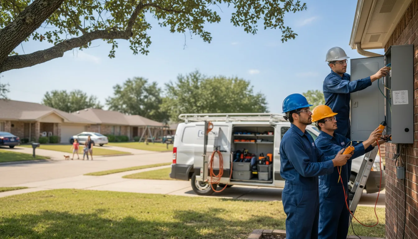 Certified electrician providing emergency electrical services in Maxwell, TX